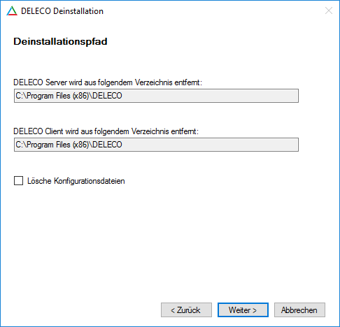 ADMIN_Deinstallation